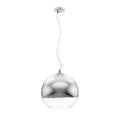 BEAU MONDE 35 suspendat  sticlă de crom/sticlă transparentă 230V LED E27 15W