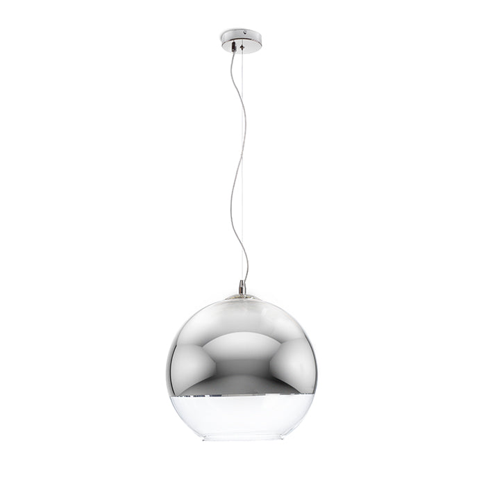 BEAU MONDE 35 suspendat  sticlă de crom/sticlă transparentă 230V LED E27 15W
