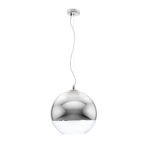 BEAU MONDE 35 suspendat  sticlă de crom/sticlă transparentă 230V LED E27 15W