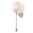 VERSA de perete cu abajur alb nichel mat 230V LED E27 LED 15+3W 40°  3000K