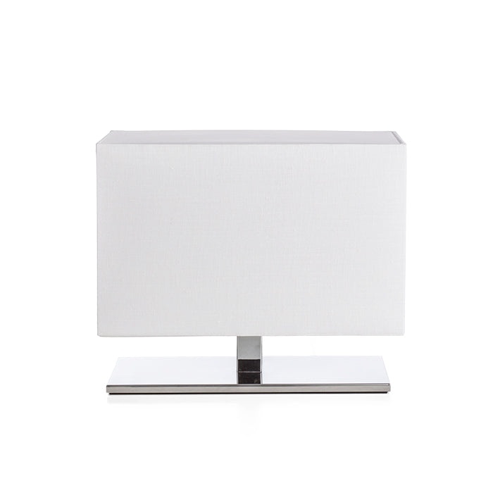 PLAZA S de masă alb crom 230V LED E27 15W