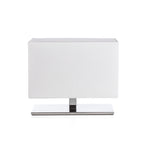 PLAZA S de masă alb crom 230V LED E27 15W