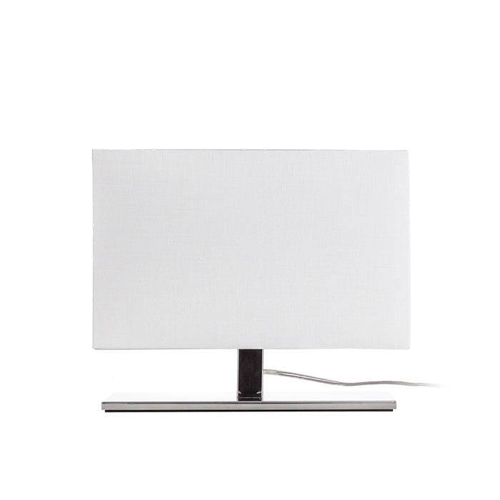 PLAZA S de masă alb crom 230V LED E27 15W