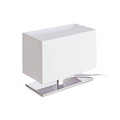 PLAZA S de masă alb crom 230V LED E27 15W