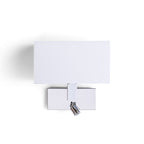 PLAZA de perete LED spot alb crom 230V LED E27 LED 15+3W  3000K