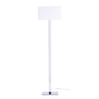PLAZA de podea alb crom 230V LED E27 15W