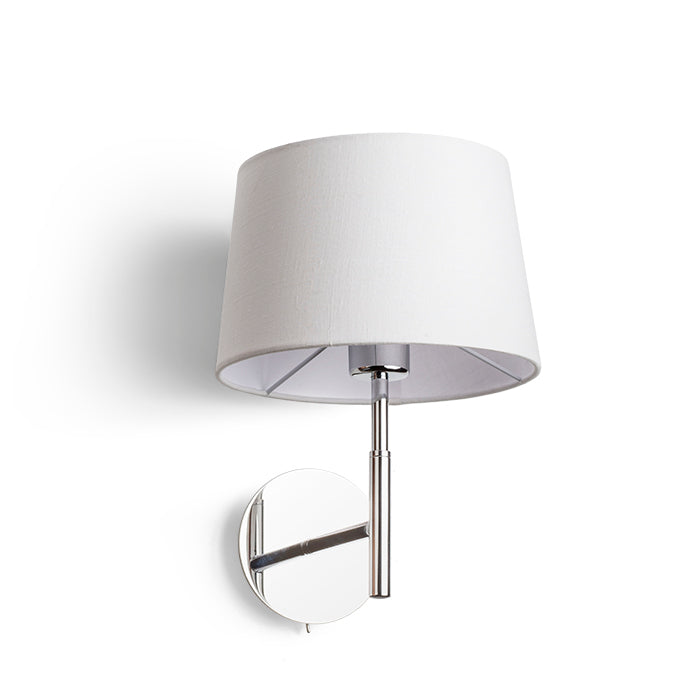 BROADWAY de perete alb crom 230V LED E27 15W