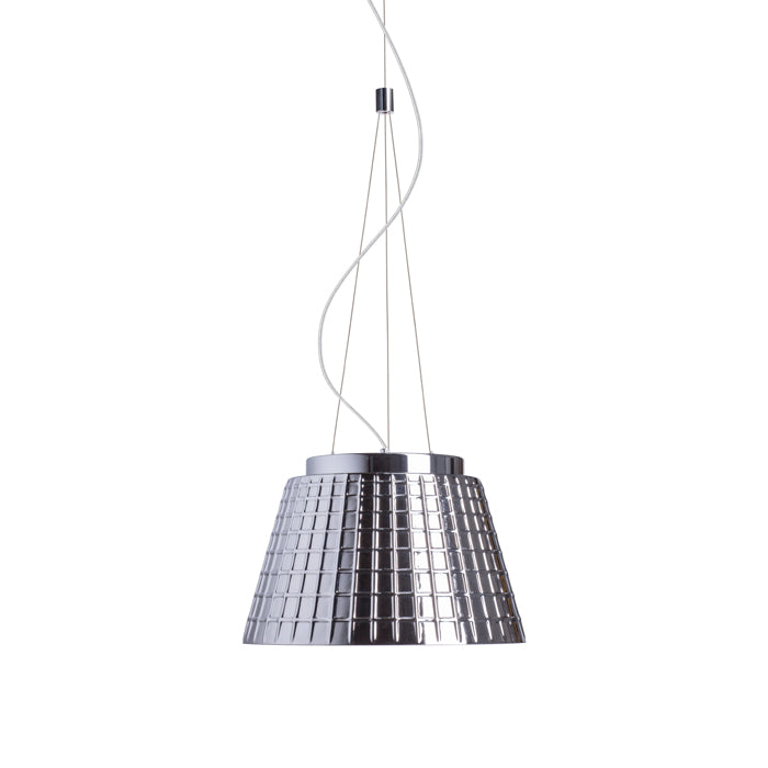 CORONA suspendat  sticlă de crom 230V LED E27 15W