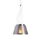 CORONA suspendat  sticlă de crom 230V LED E27 15W