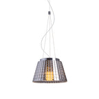 CORONA suspendat  sticlă de crom 230V LED E27 15W