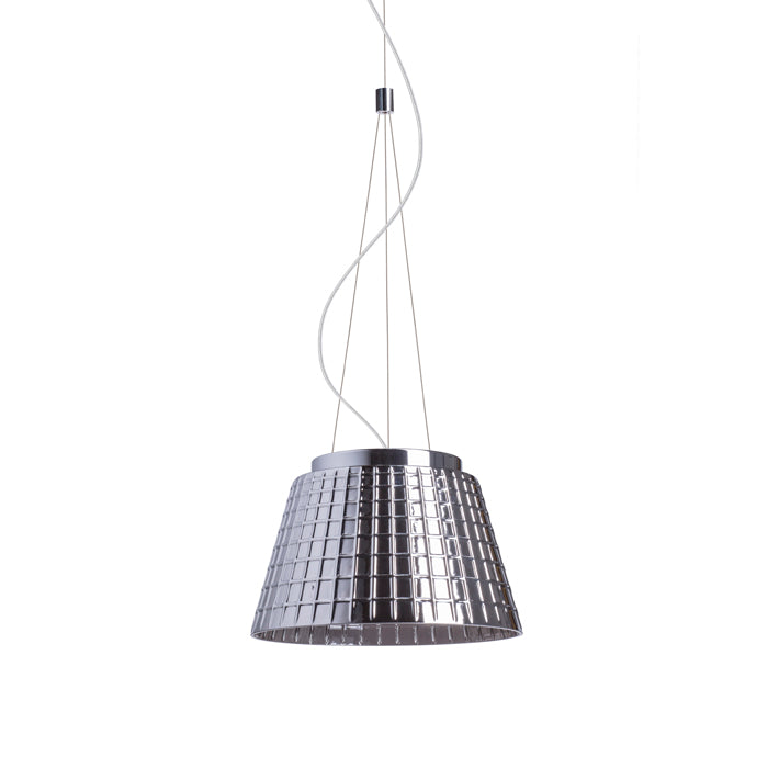 CORONA suspendat  sticlă de crom 230V LED E27 15W