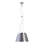 CORONA suspendat  sticlă de crom 230V LED E27 15W