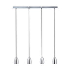 BABADES IV suspendat  crom 230V GU10 4x35W