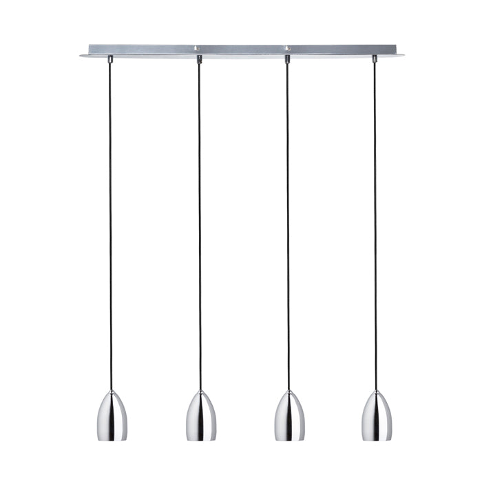 BABADES IV suspendat  crom 230V GU10 4x35W
