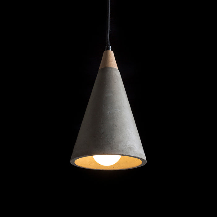HEIDI suspendat  beton/lemn 230V LED E27 11W