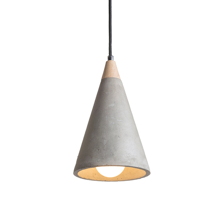 HEIDI suspendat  beton/lemn 230V LED E27 11W