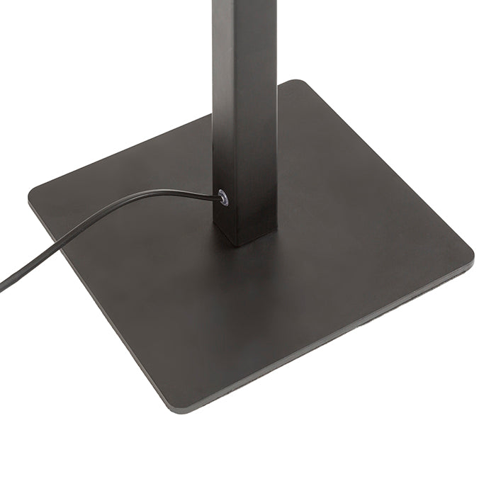 FADO de podea negru  230V LED 2x3W 45°  3000K