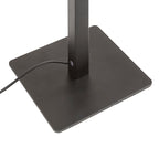 FADO de podea negru  230V LED 2x3W 45°  3000K