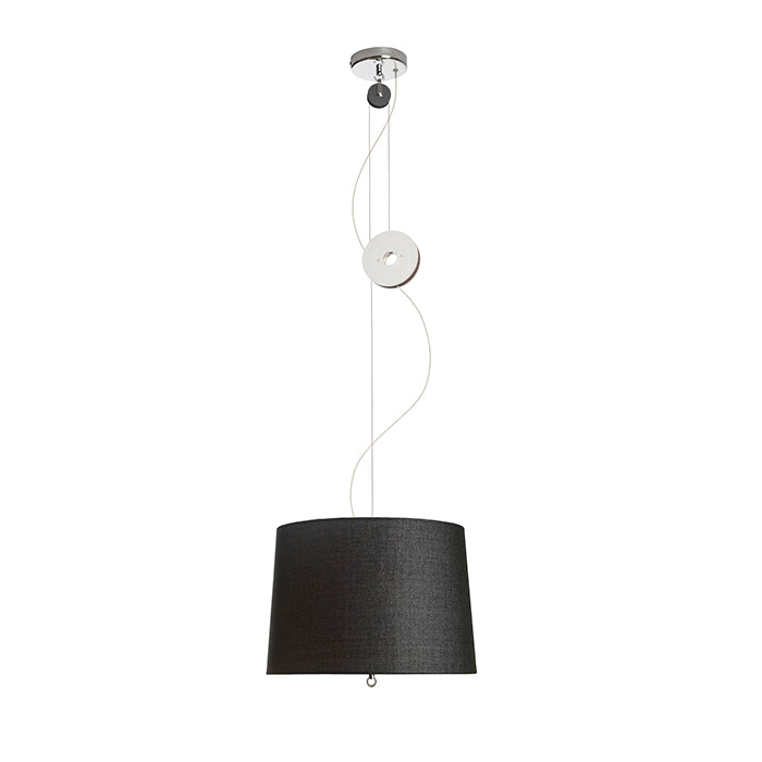 LEVITA suspendat ajustabil negru crom 230V LED E27 15W