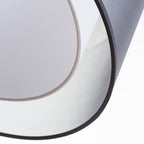 ESPLANADE suspendat negru transparent/alb crom 230V LED E27 15W