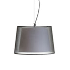 ESPLANADE suspendat negru transparent/alb crom 230V LED E27 15W