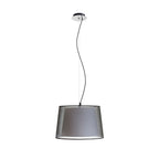 ESPLANADE suspendat negru transparent/alb crom 230V LED E27 15W