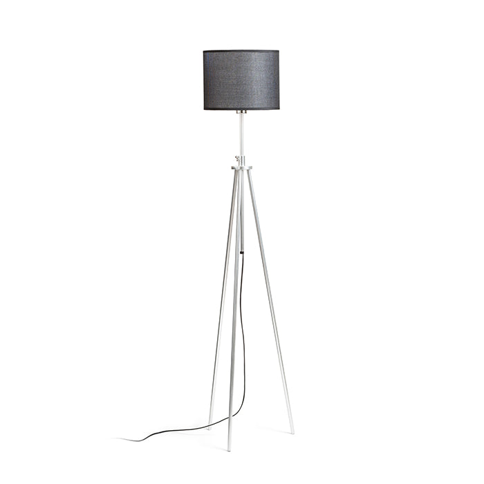 GARDETTE de podea negru aluminiu 230V LED E27 15W