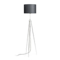 GARDETTE de podea negru aluminiu 230V LED E27 15W