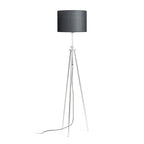 GARDETTE de podea negru aluminiu 230V LED E27 15W