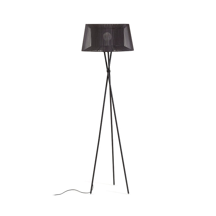 BOULOGNE de podea negru  230V LED E27 15W