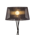 BOULOGNE de podea negru  230V LED E27 15W