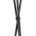 BOULOGNE de podea negru  230V LED E27 15W