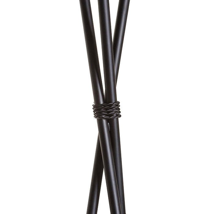 BOULOGNE de podea negru  230V LED E27 15W