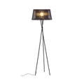 BOULOGNE de podea negru  230V LED E27 15W