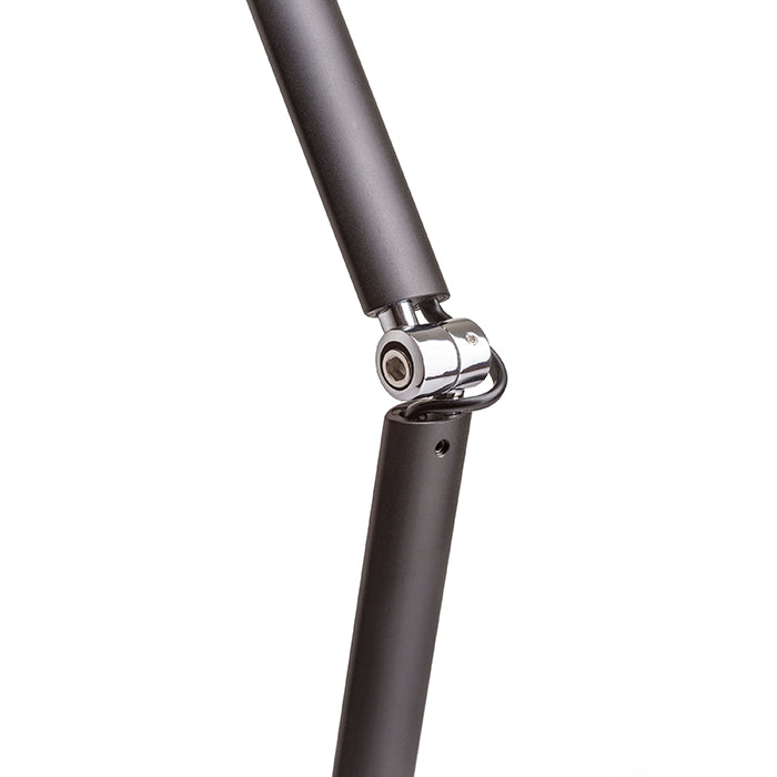 MONTANA de masă alb/negru crom 230V LED E27 11W