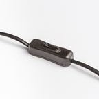 MONTANA de masă alb/negru crom 230V LED E27 11W