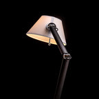 MONTANA de masă alb/negru crom 230V LED E27 11W
