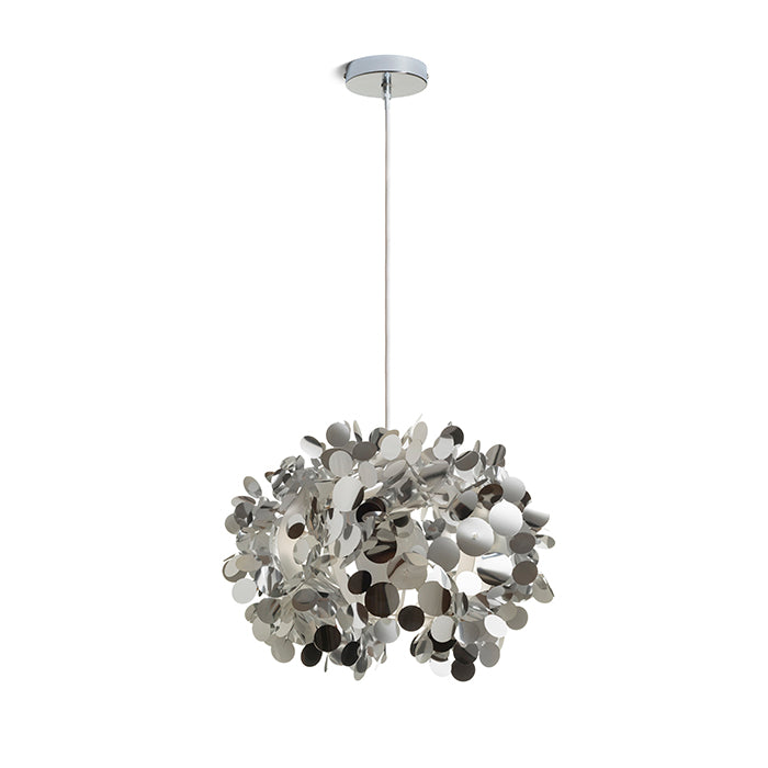 CONFETTI suspendat  folie de crom 230V LED E27 15W