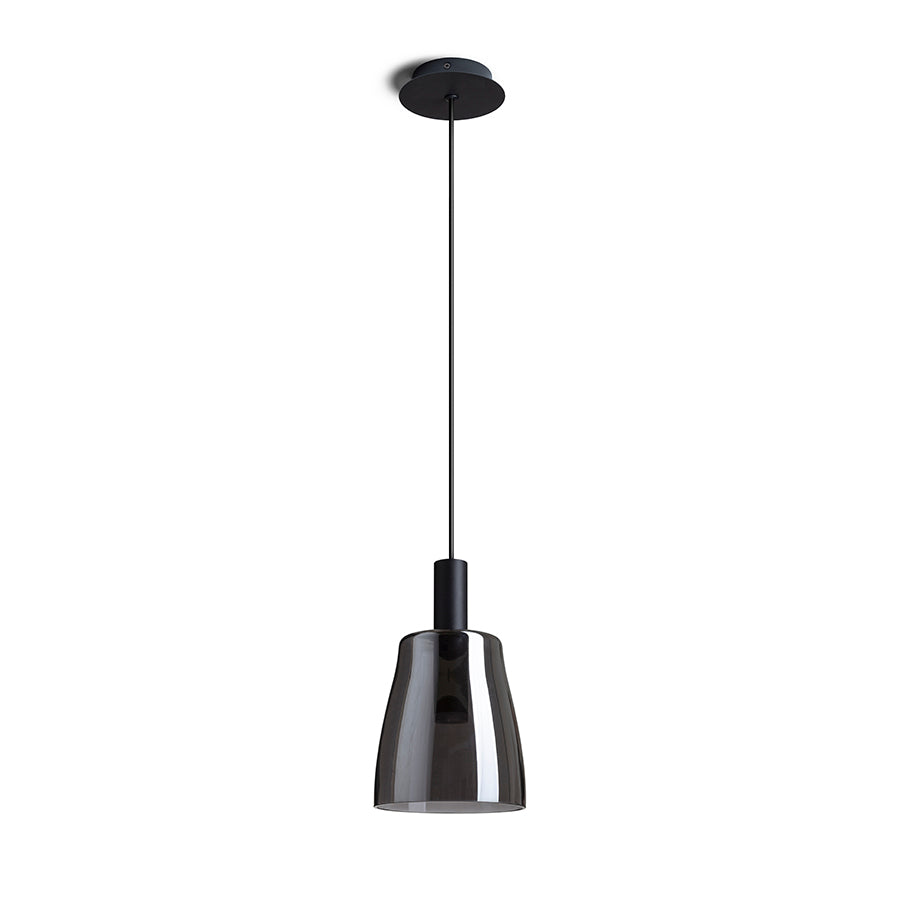 BELLINI M LED suspendat negru sticlă afumată 230V LED 5W 30°  3000K