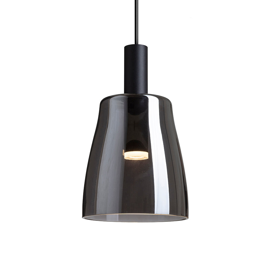 BELLINI M LED suspendat negru sticlă afumată 230V LED 5W 30°  3000K