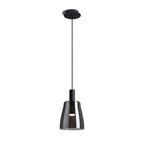 BELLINI M LED suspendat negru sticlă afumată 230V LED 5W 30°  3000K