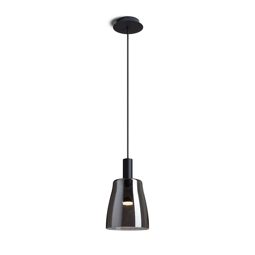 BELLINI M LED suspendat negru sticlă afumată 230V LED 5W 30°  3000K