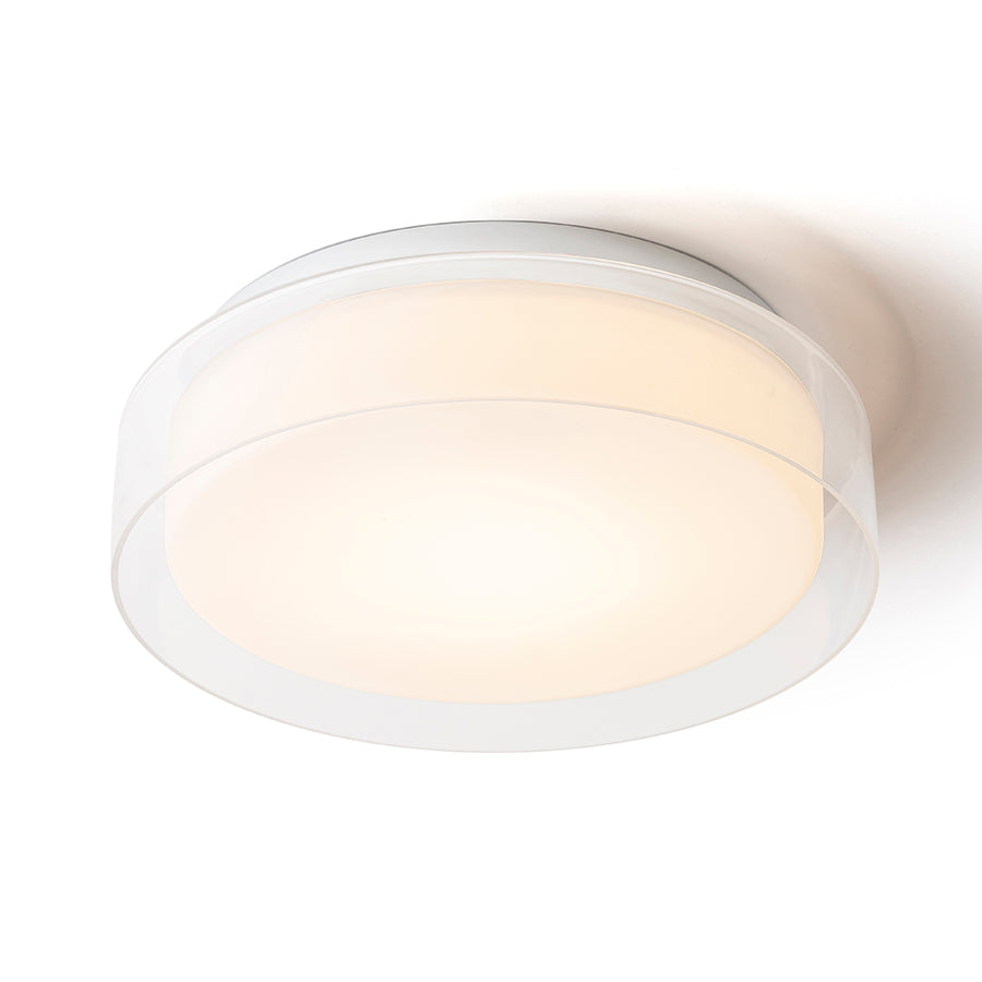 VENICE LED 30 de tavan sticlă transparentă/sticlă opal/crom 230V LED 12W IP44 3000K