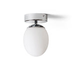 MERINGUE 11 de tavan sticlă opal/crom 230V LED G9 9W IP44