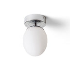 MERINGUE 11 de tavan sticlă opal/crom 230V LED G9 9W IP44