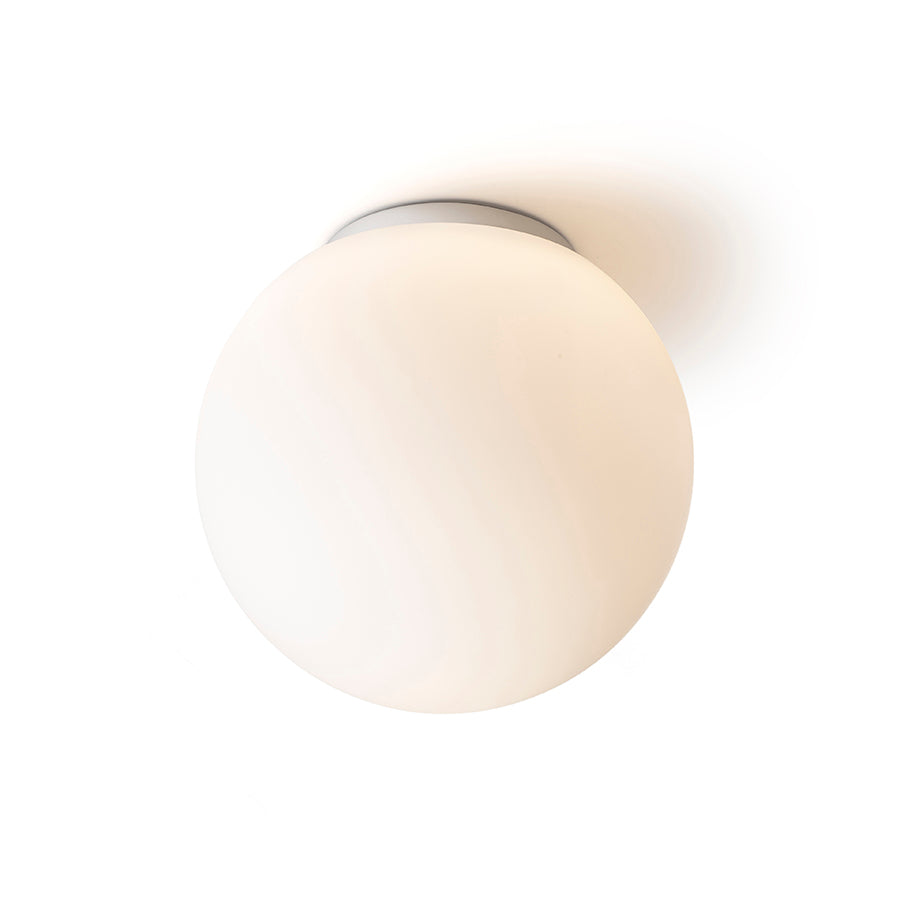BOLLY 26 de tavan  sticlă opal/crom 230V LED E27 15W IP44