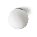BOLLY 26 de tavan  sticlă opal/crom 230V LED E27 15W IP44