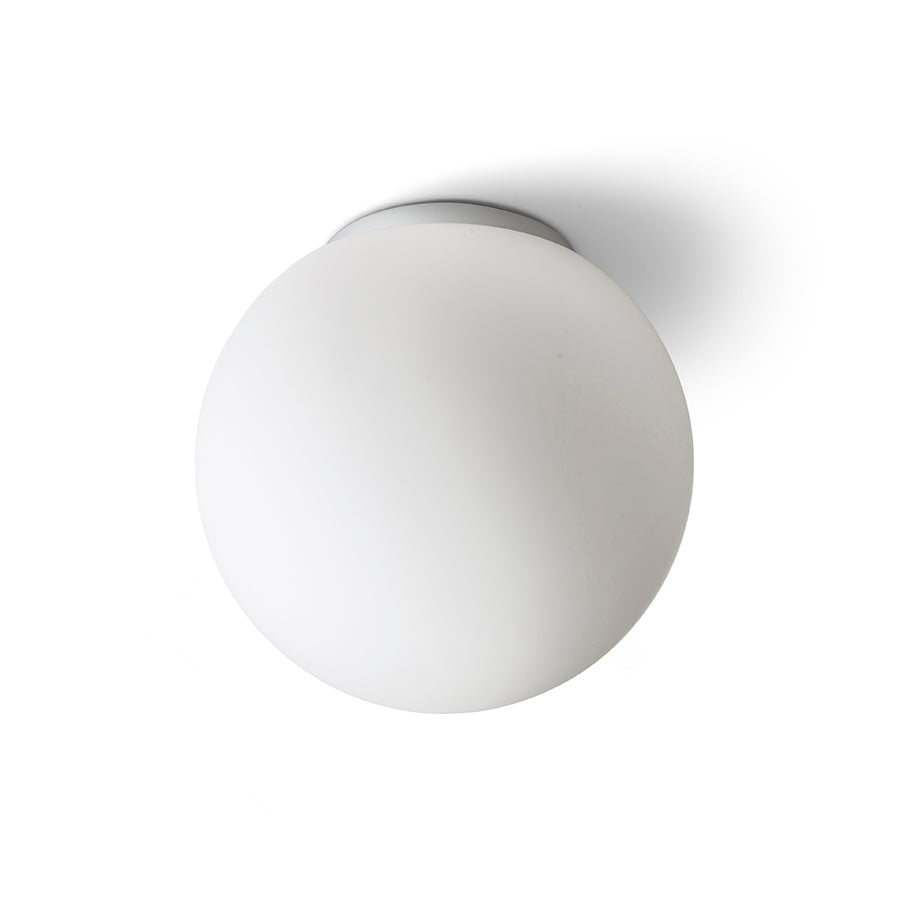 BOLLY 26 de tavan  sticlă opal/crom 230V LED E27 15W IP44
