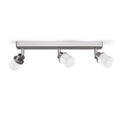 LINN III montat pe suprafață  sticlă opal/crom 230V LED G9 3x3W IP44