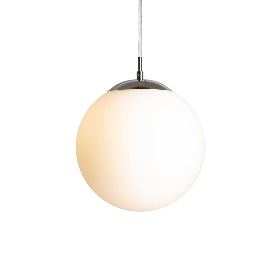 LUNA 25 suspendat  sticlă opal/crom 230V LED E27 15W